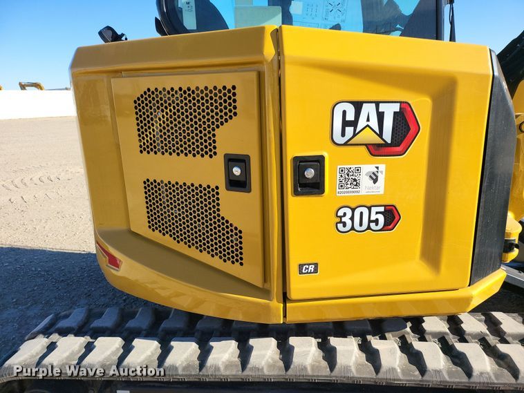 image for item YA0015 2023 Caterpillar 305CR mini excavator