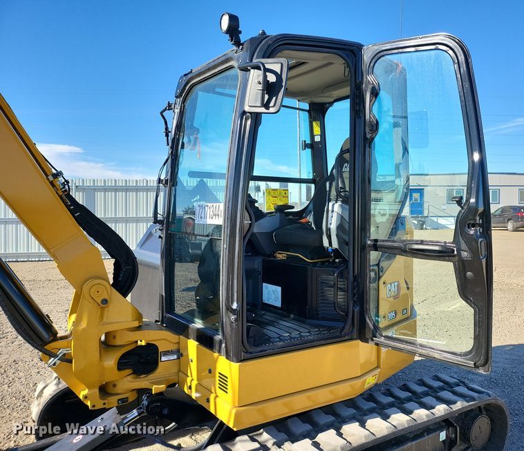 image for item YA0015 2023 Caterpillar 305CR mini excavator