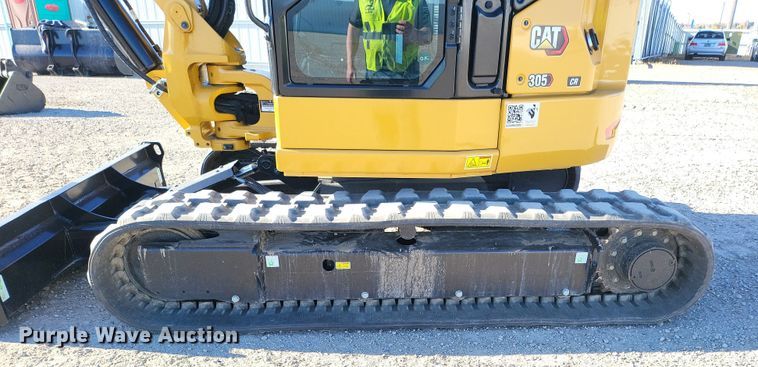 image for item YA0015 2023 Caterpillar 305CR mini excavator