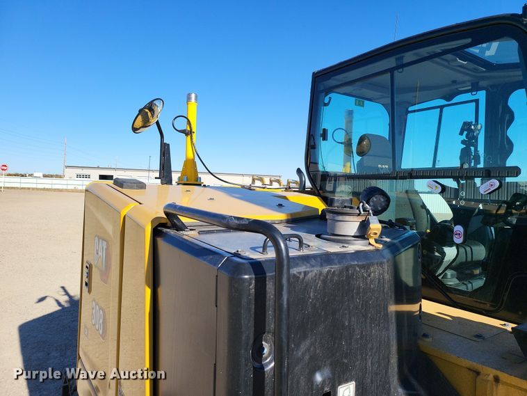 image for item YA0051 2023 Caterpillar 308CR mini excavator