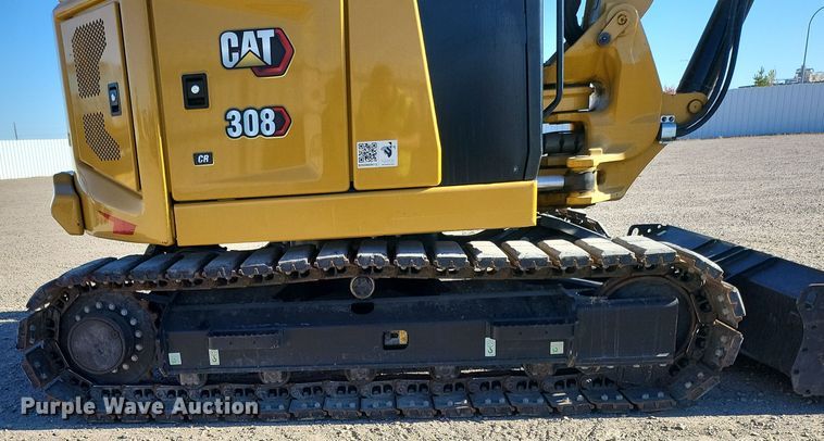 image for item YA0051 2023 Caterpillar 308CR mini excavator