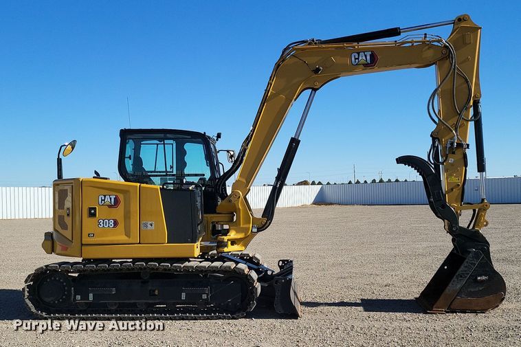image for item YA0054 2023 Caterpillar 308CR mini excavator