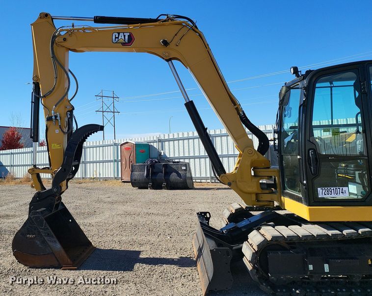 image for item YA0054 2023 Caterpillar 308CR mini excavator