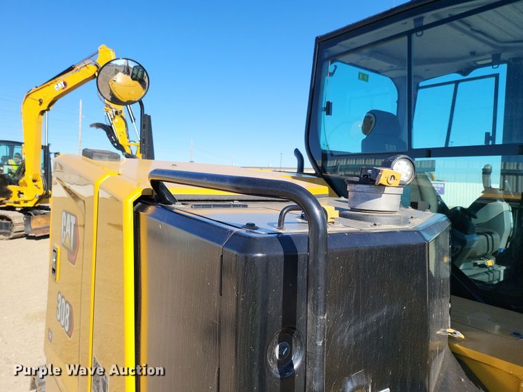 image for item YA0054 2023 Caterpillar 308CR mini excavator