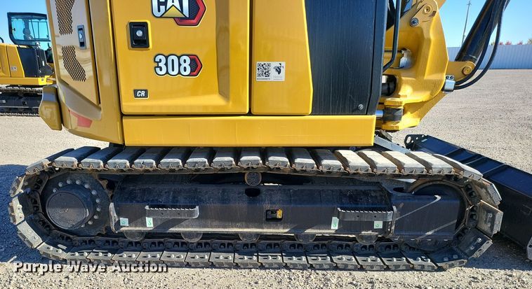image for item YA0054 2023 Caterpillar 308CR mini excavator