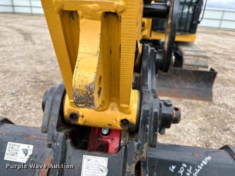 image for item YA0055 2023 Caterpillar 308CR mini excavator