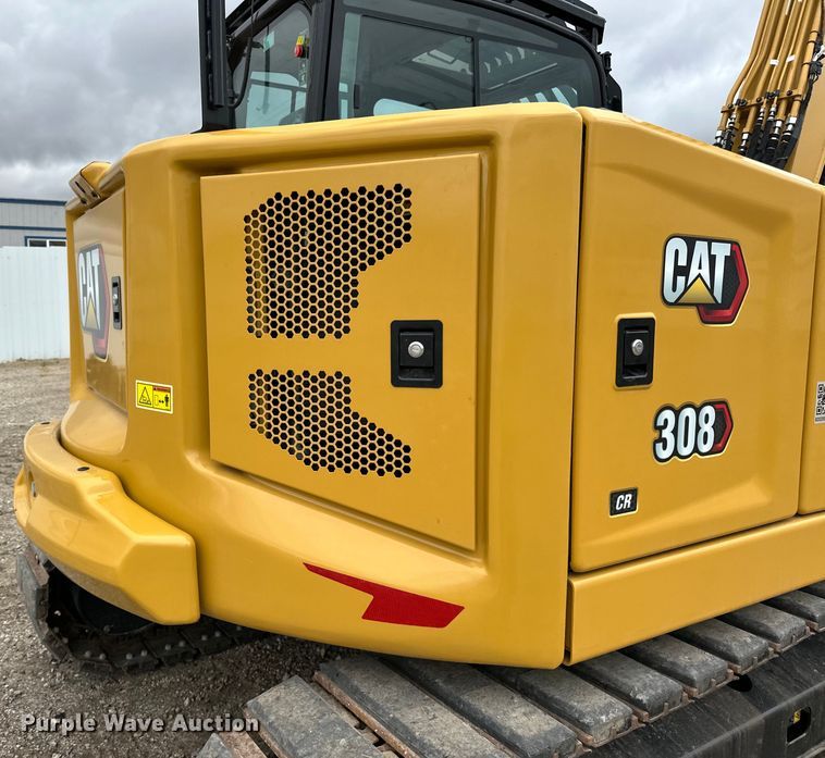 image for item YA0055 2023 Caterpillar 308CR mini excavator