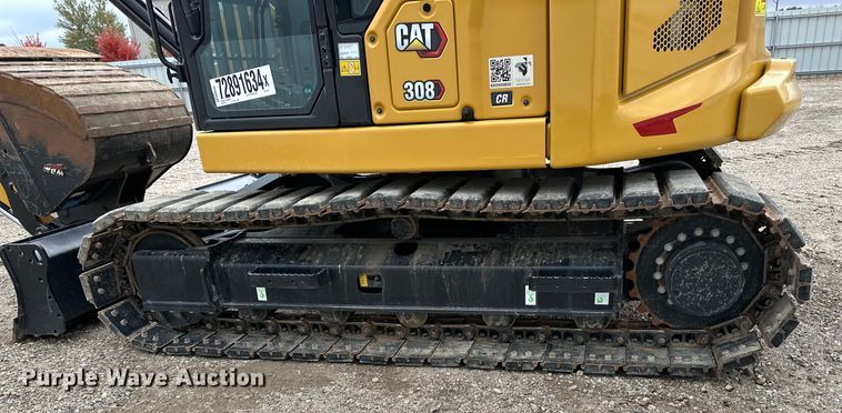 image for item YA0055 2023 Caterpillar 308CR mini excavator