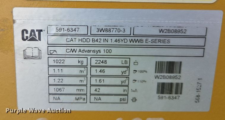 image for item YA0112 Caterpillar 42