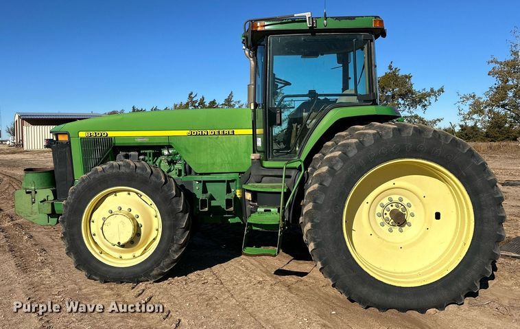 image for item DP5970 1995 John Deere 8400 MFWD tractor