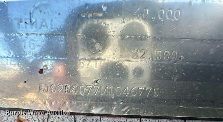 image for item DQ3125 2021 Jantz-Femco combine trailer