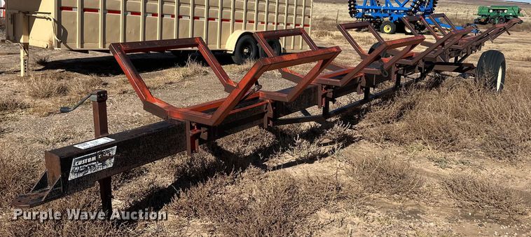 image for item DQ3165 Ag Industries LTD. Custom Built SS6000 hay trailer