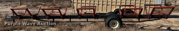 image for item DQ3165 Ag Industries LTD. Custom Built SS6000 hay trailer