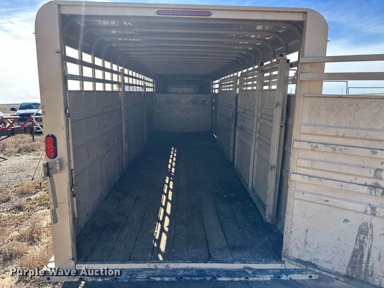 image for item DQ3167 2014 Circle D 6824GNST livestock trailer