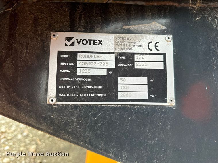 image for item DT2160 2021 Votex Roadflex flail mower