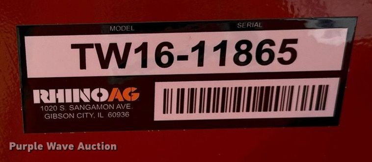 image for item DT2163 Rhino Ag TW16 rotary mower