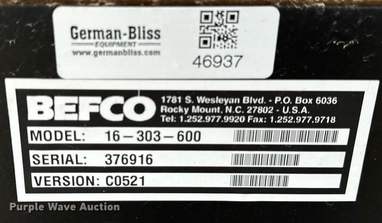 image for item DT2178 Befco 16-303-600 spreader