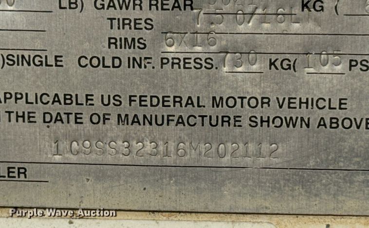 image for item DU9537 2006 Coose livestock trailer