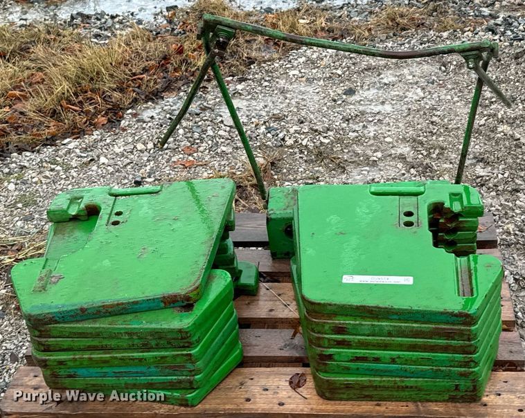 image for item DU9559 (14) John Deere suitcase weights