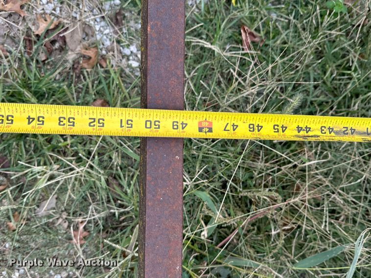 image for item DU9572 Shop built livestock panel trailer