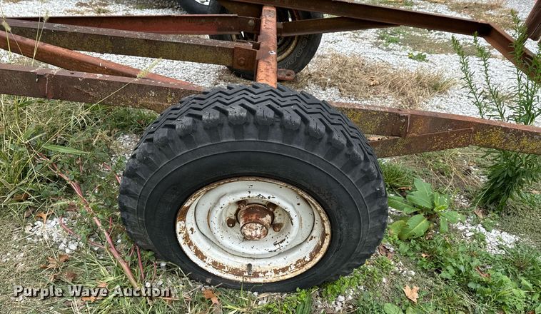 image for item DU9572 Shop built livestock panel trailer