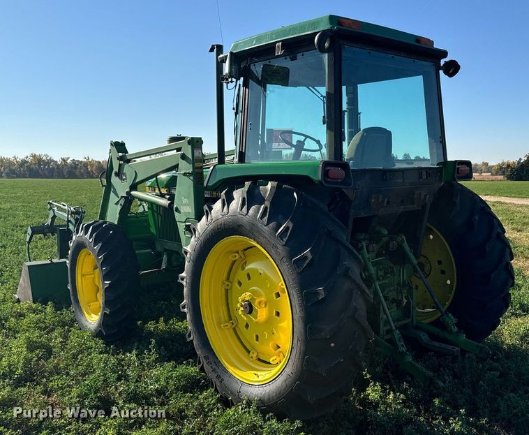 image for item DX3718 1983 John Deere 2950 MFWD tractor