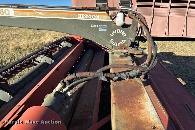 image for item EJ5156 Hesston 1160 swather / windrower