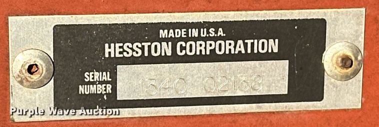 image for item EJ5158 Hesston 1340 disc mower