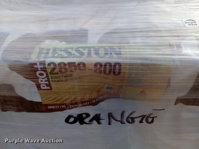 image for item EN8527 Approximately 48 Hesston Pro 2850-800 twine rolls