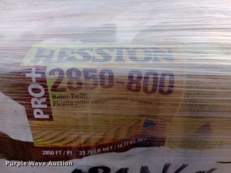 image for item EN8527 Approximately 48 Hesston Pro 2850-800 twine rolls