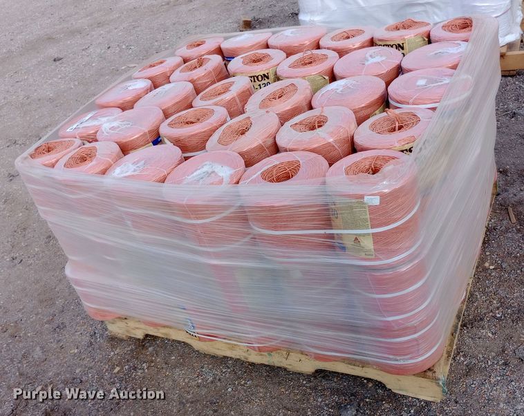 image for item EN8528 Approximately 90 Hesston Pro 9000-130 twine rolls