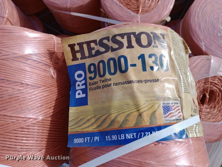 image for item EN8528 Approximately 90 Hesston Pro 9000-130 twine rolls