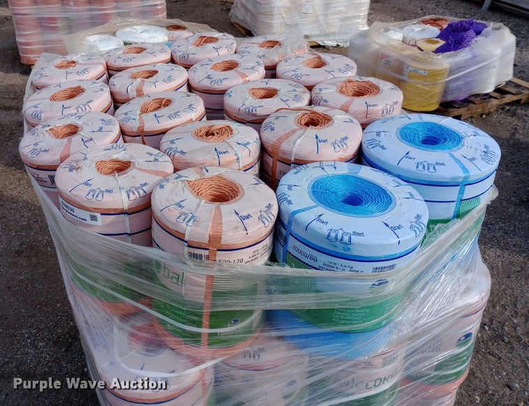 image for item EN8530 Approximately 76 bale twine rolls