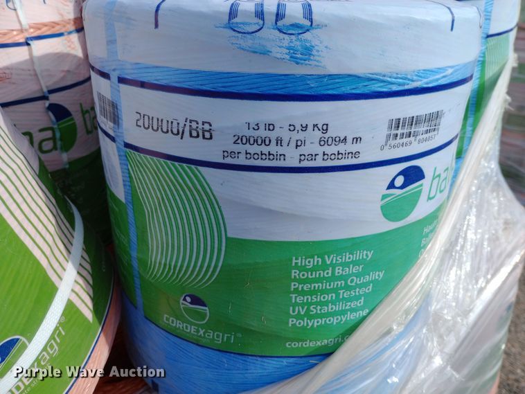 image for item EN8530 Approximately 76 bale twine rolls