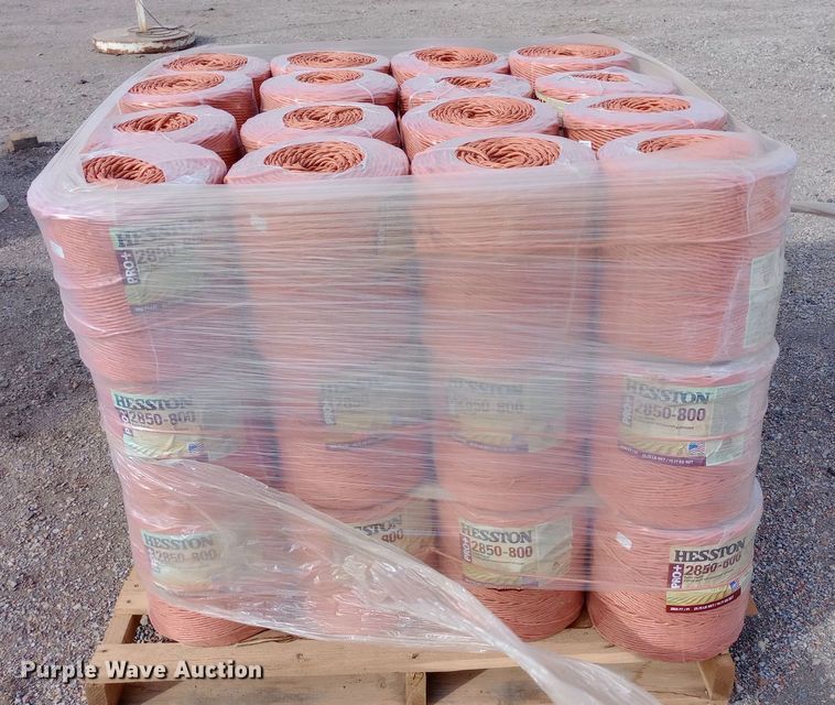image for item EN8535 Approximately 48 rolls Hesston Pro 2850-800 twine