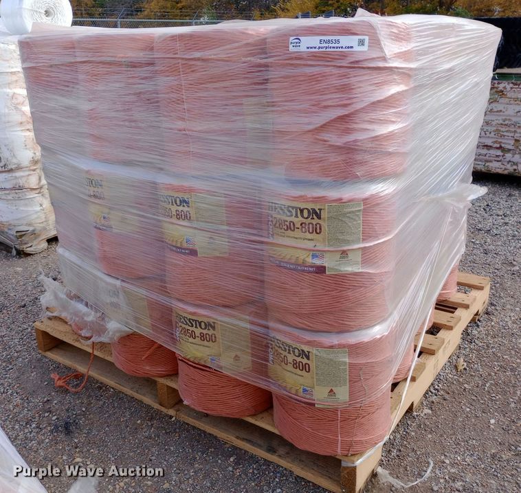 image for item EN8535 Approximately 48 rolls Hesston Pro 2850-800 twine