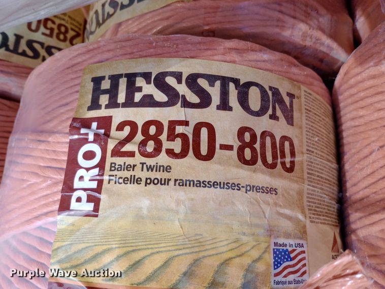 image for item EN8535 Approximately 48 rolls Hesston Pro 2850-800 twine