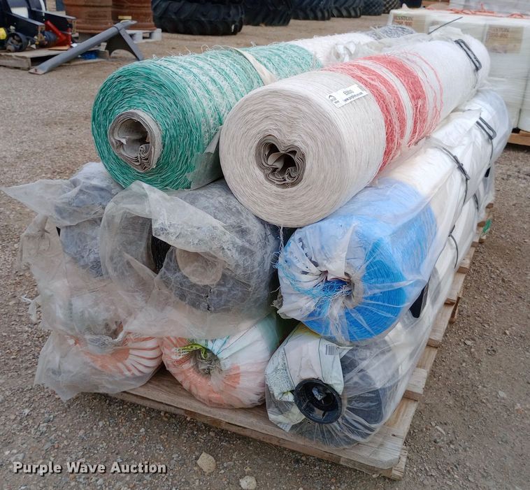 image for item EN8543 (8) hay wrap rolls