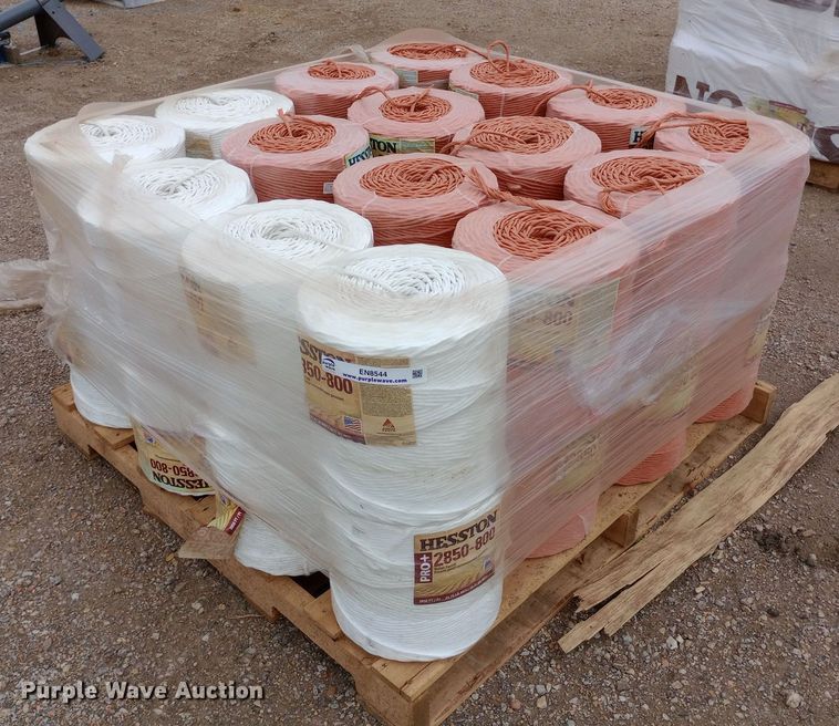 image for item EN8544 Approximately 32 Hesston 2850-800 bale twine rolls