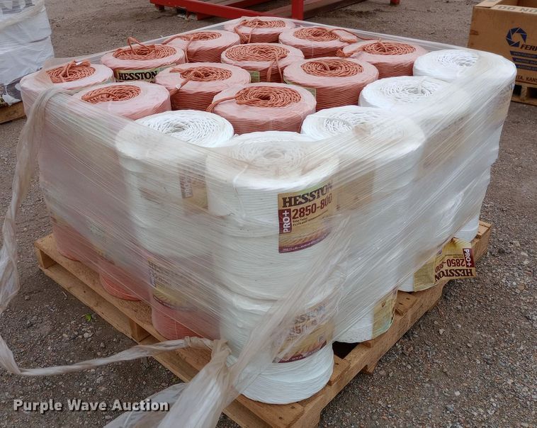 image for item EN8544 Approximately 32 Hesston 2850-800 bale twine rolls