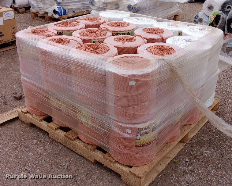 image for item EN8544 Approximately 32 Hesston 2850-800 bale twine rolls