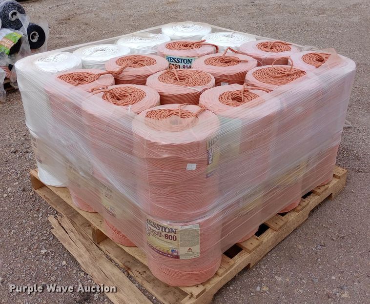 image for item EN8544 Approximately 32 Hesston 2850-800 bale twine rolls