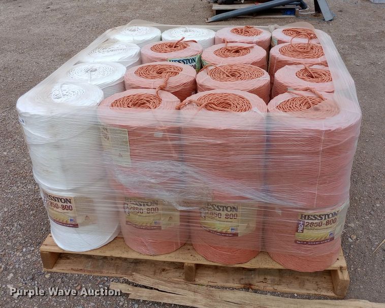 image for item EN8544 Approximately 32 Hesston 2850-800 bale twine rolls