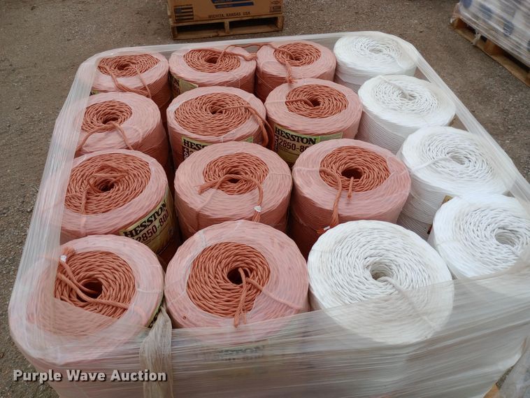 image for item EN8544 Approximately 32 Hesston 2850-800 bale twine rolls