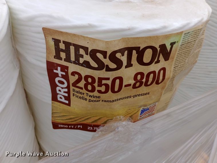 image for item EN8544 Approximately 32 Hesston 2850-800 bale twine rolls