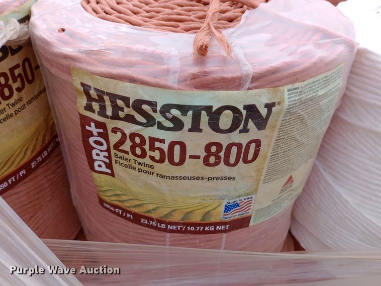 image for item EN8544 Approximately 32 Hesston 2850-800 bale twine rolls