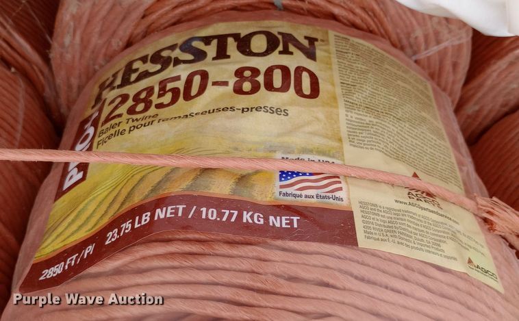 image for item EN8545 Approximately 48 Hesston 2850-800 twine rolls