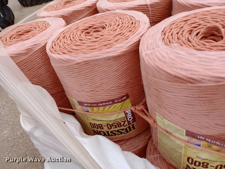 image for item EN8545 Approximately 48 Hesston 2850-800 twine rolls