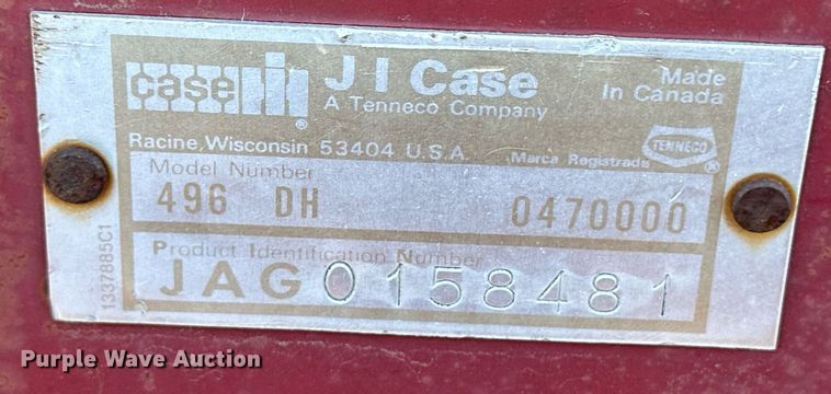 image for item ER8180 Case IH 496DH double off-set disk