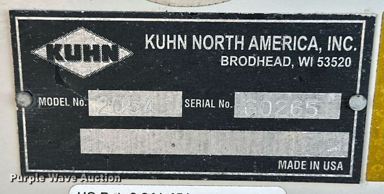 image for item ER8338 Kuhn ProPush 2054 manure spreader